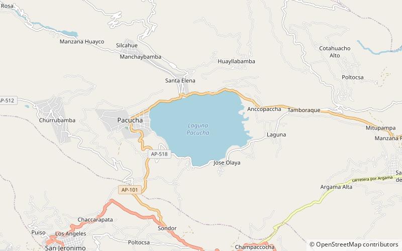 Lake Pacucha location map