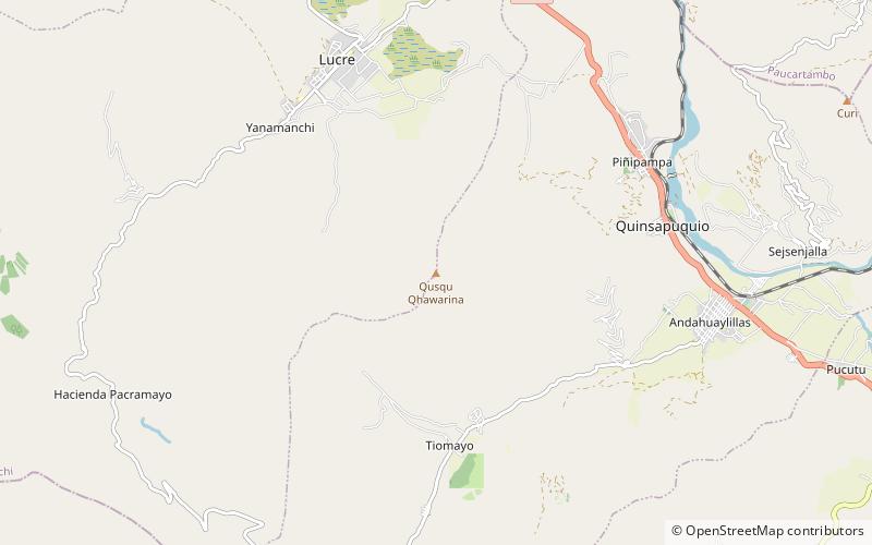 Qusqu Qhawarina location map