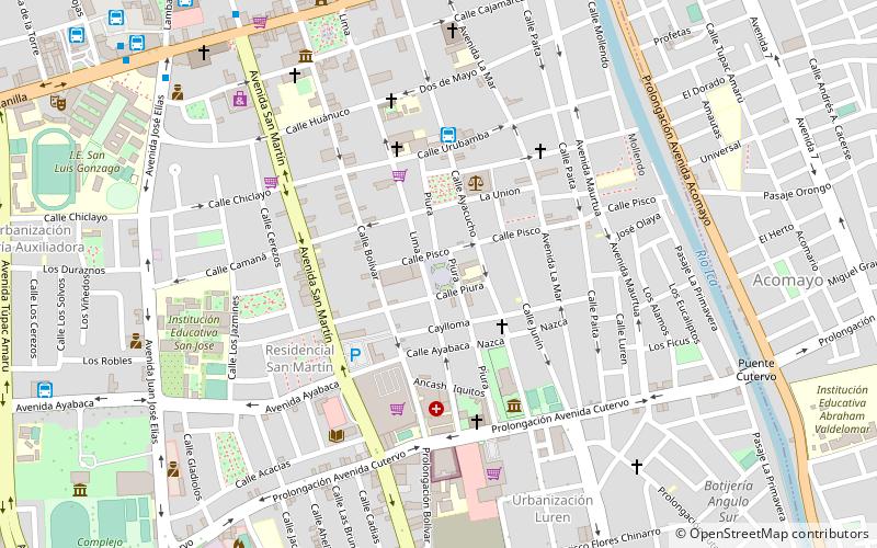 plazuela bolognesi ica location map
