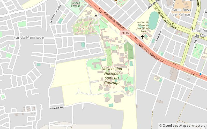 universidad nacional san luis gonzaga ica location map