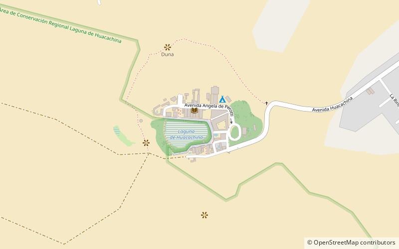 Huacachina Oasis location map