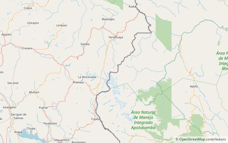 punta yawri park narodowy madidi location map