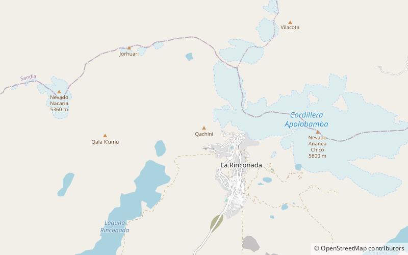 Qachini location map