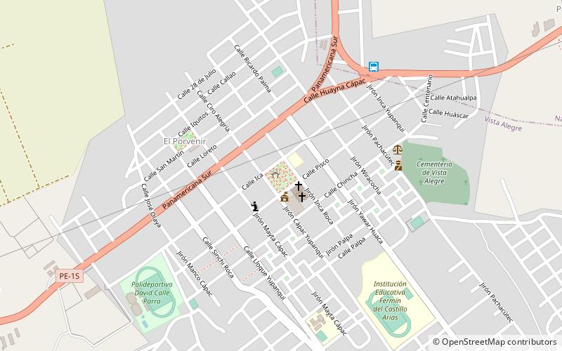 vista alegre district nazca location map