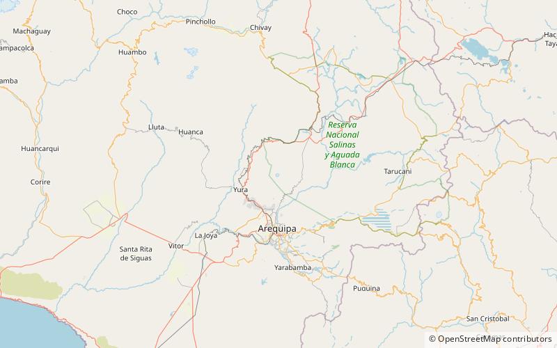 Chachani location map