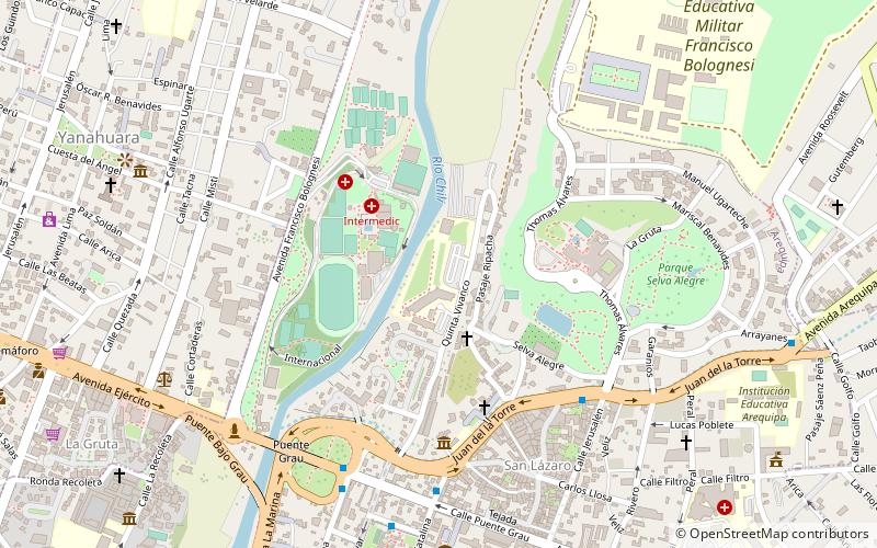 Universidad Católica San Pablo location map