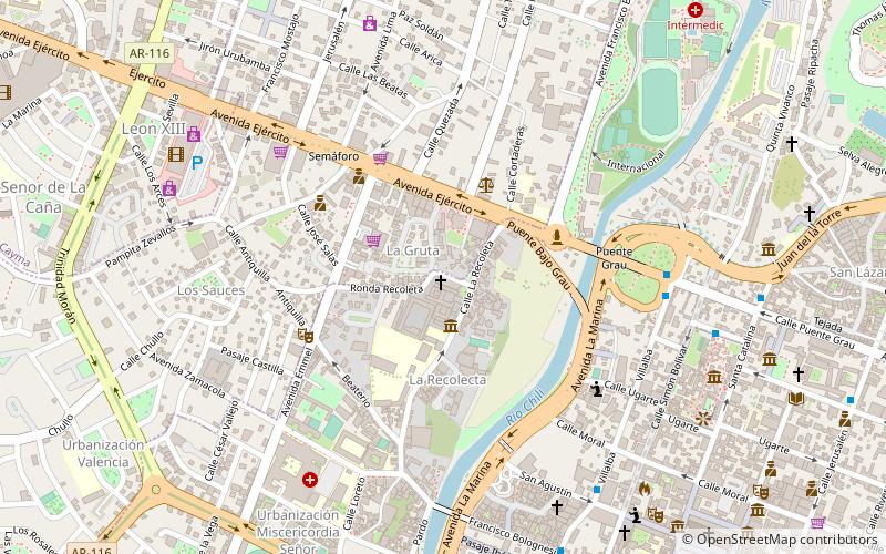 Monasterio de la Recoleta location map