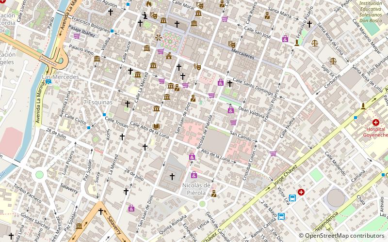 Mercado San Camilo location map