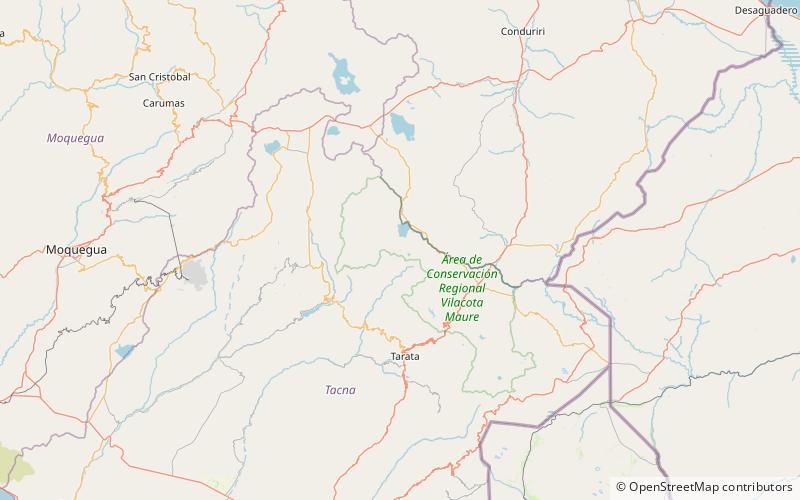 Lake Paracota location map