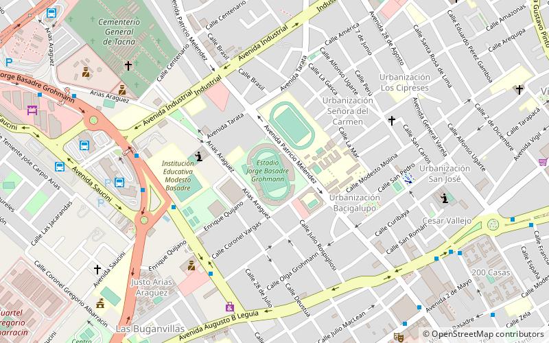 Estadio Jorge Basadre location map