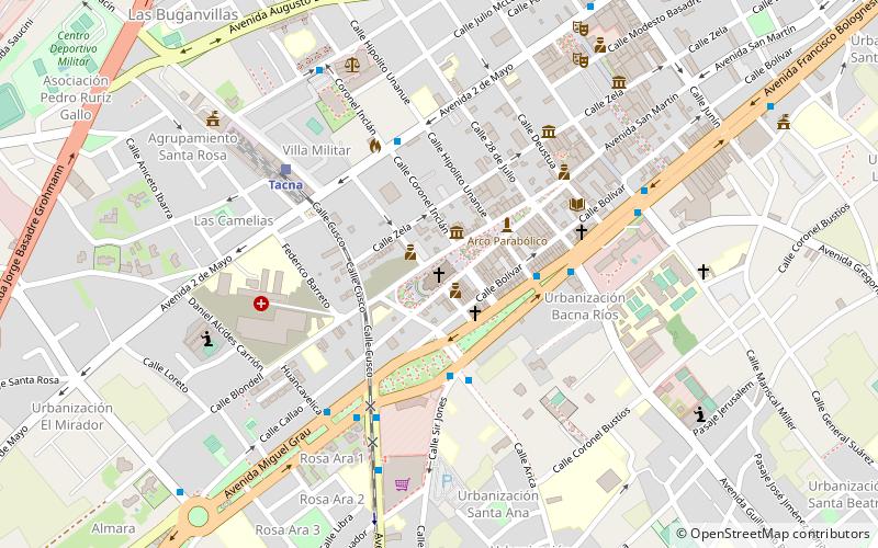 Catedral de Tacna location map