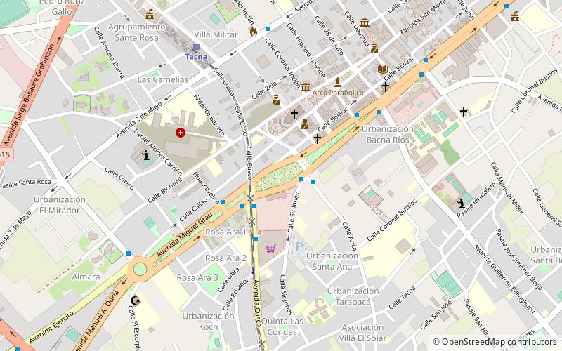 tacna locomotive park location map