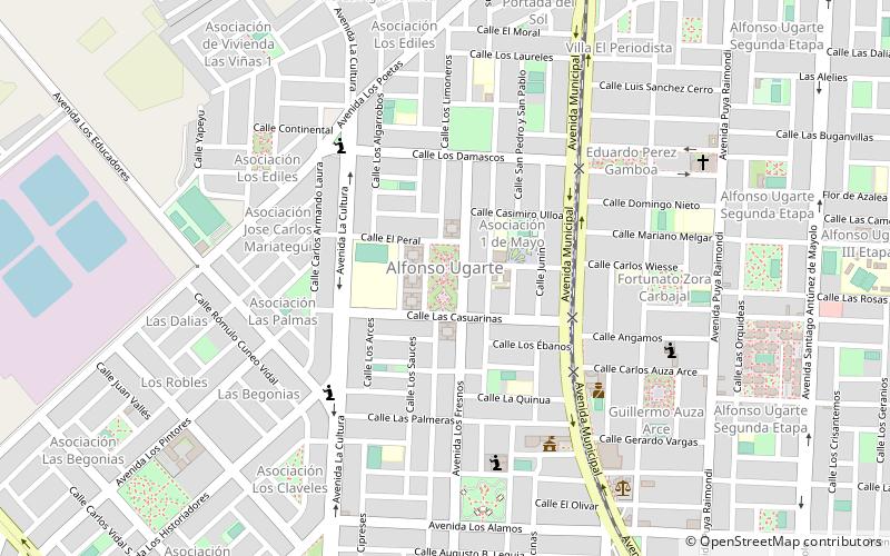 plaza jorge chavez tacna location map