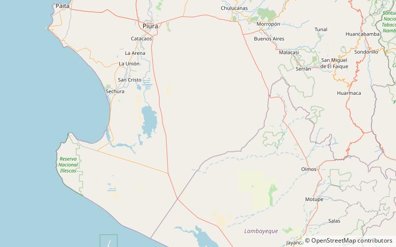 Bosque seco de Tumbes-Piura location map