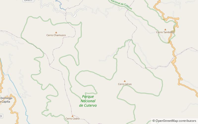 Cutervo National Park location map