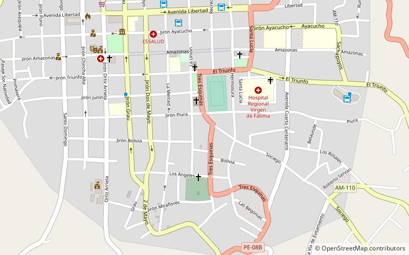Kuelap location map