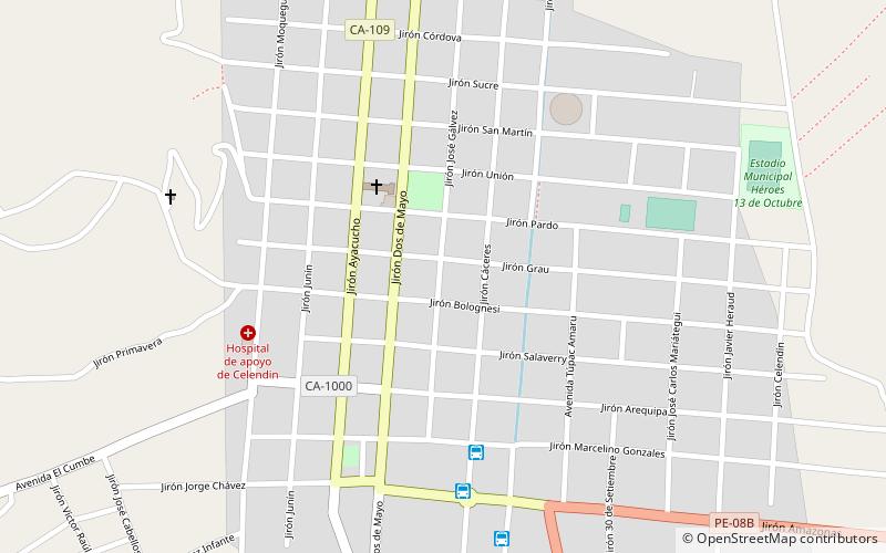 Celendín location map