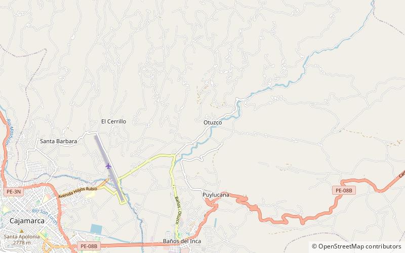 Ventanillas de Otuzco location map