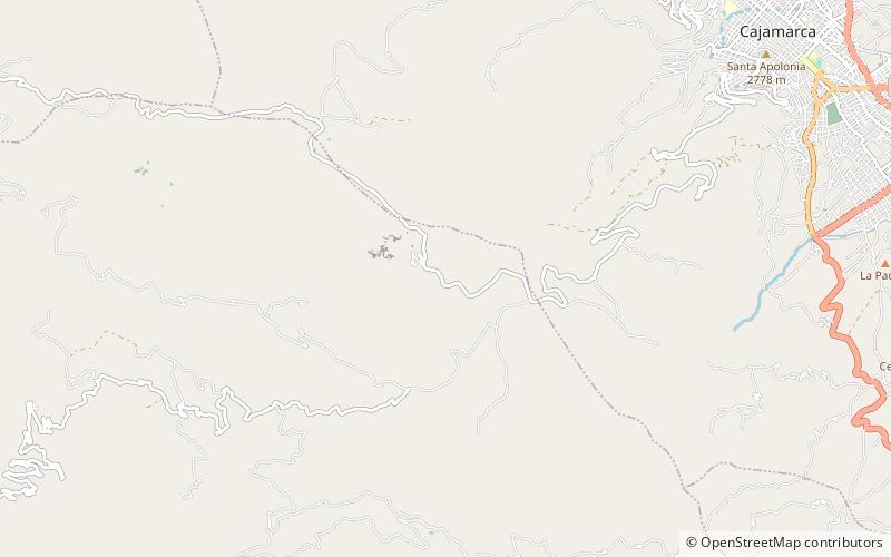 Los Frailones-Cumbemayo location map