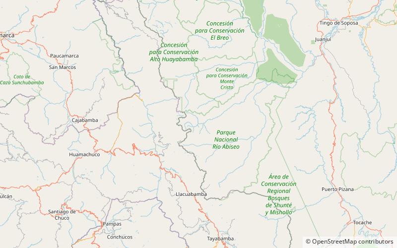 Gran Pajatén location map