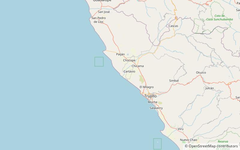 Huaca Prieta location map