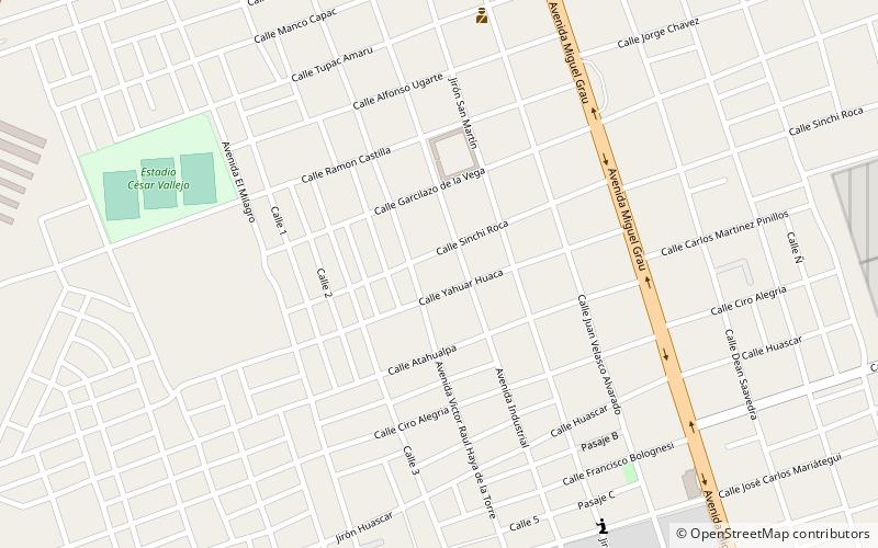 El Milagro location map