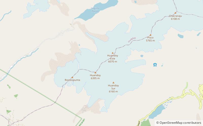 Huandoy location map
