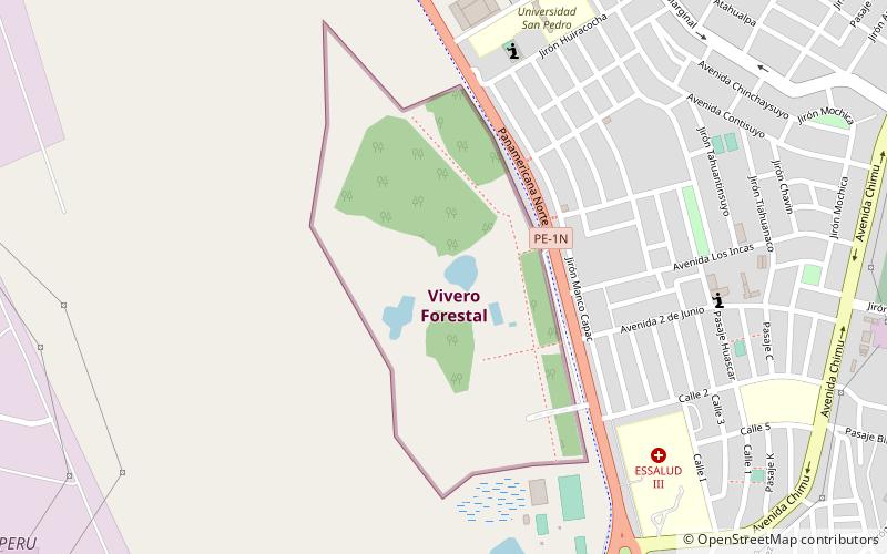 Vivero Forestal location map