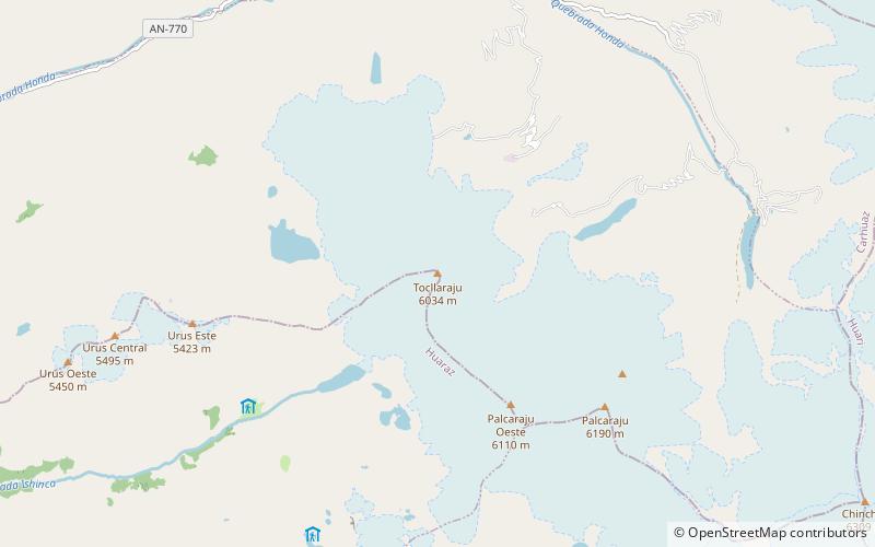 Tocllaraju location map