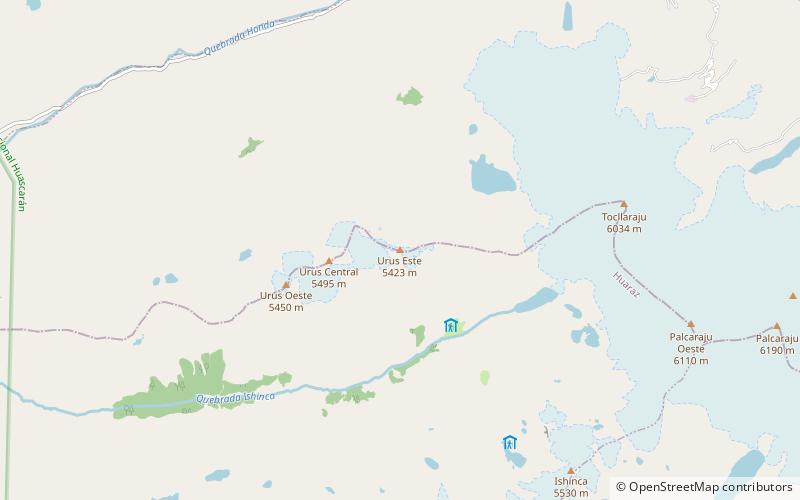 Urus Mountain location map