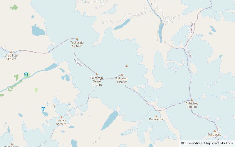 Palcaraju location map