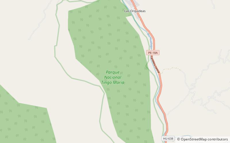 Nationalpark Tingo María location map