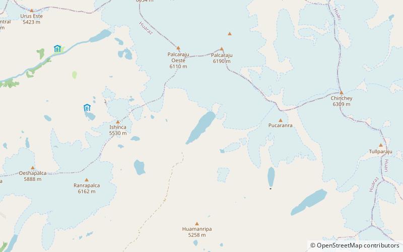 Lake Palcacocha location map