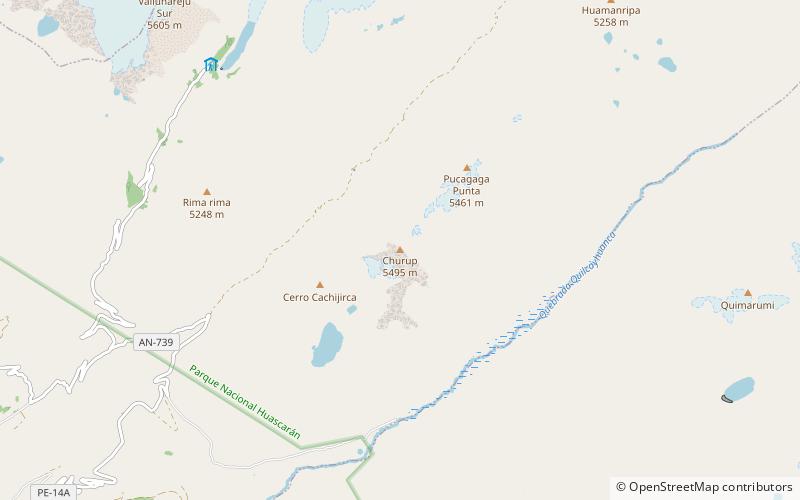 Churup location map