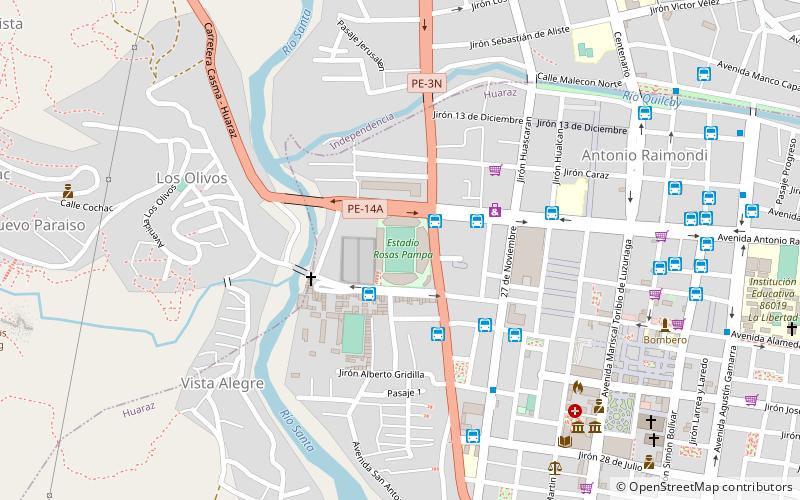 Estadio Rosas Pampa location map