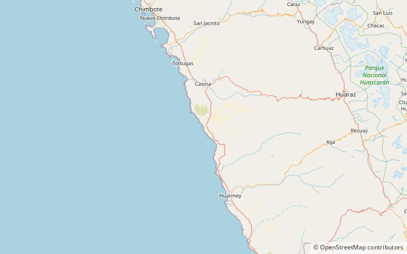 Las Haldas location map