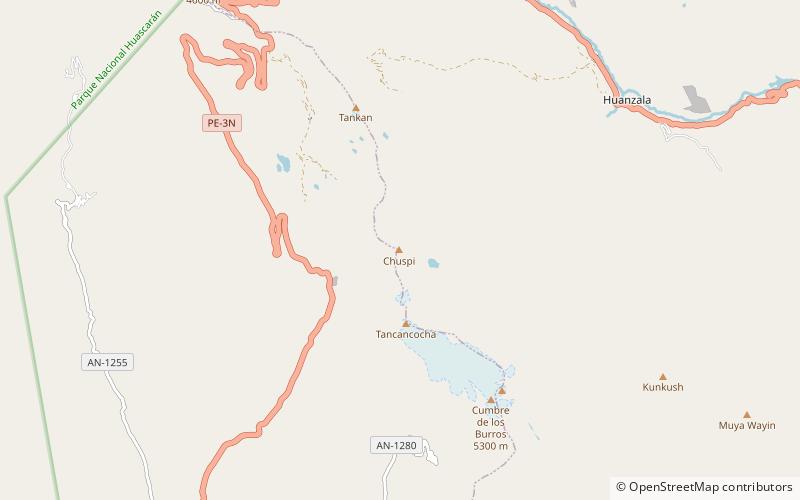 Chuspi location map