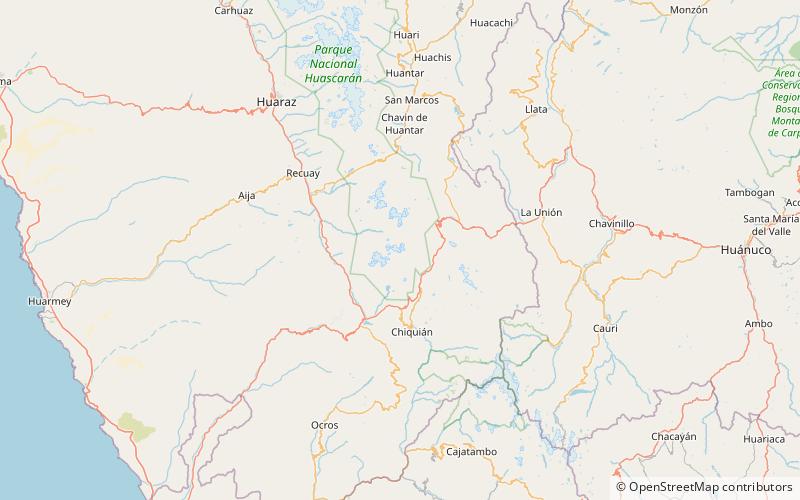 Nevado Pastoruri location map