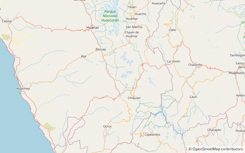 Caullaraju location map