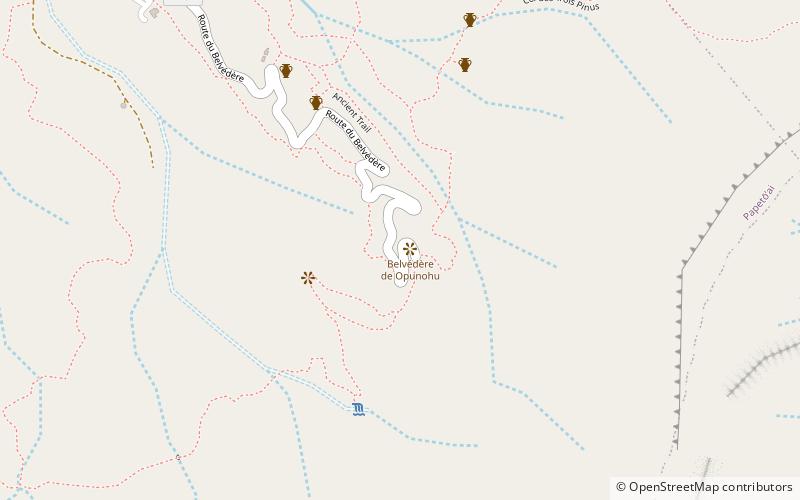 belvedere lookout moorea location map