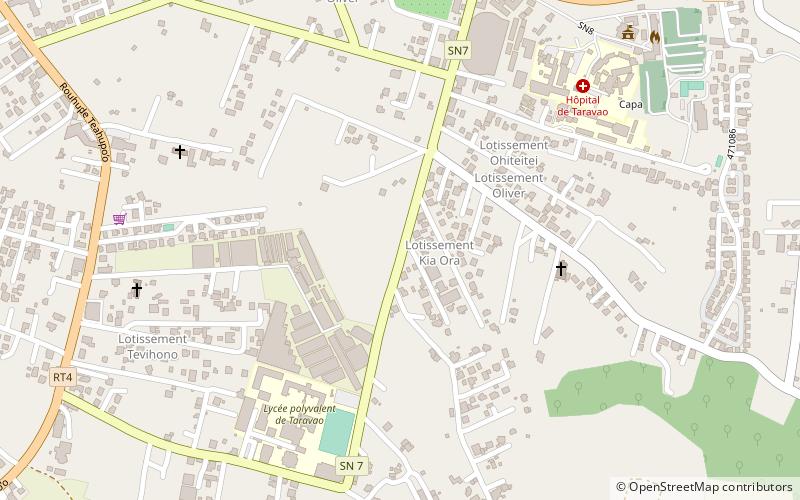 Taravao location map