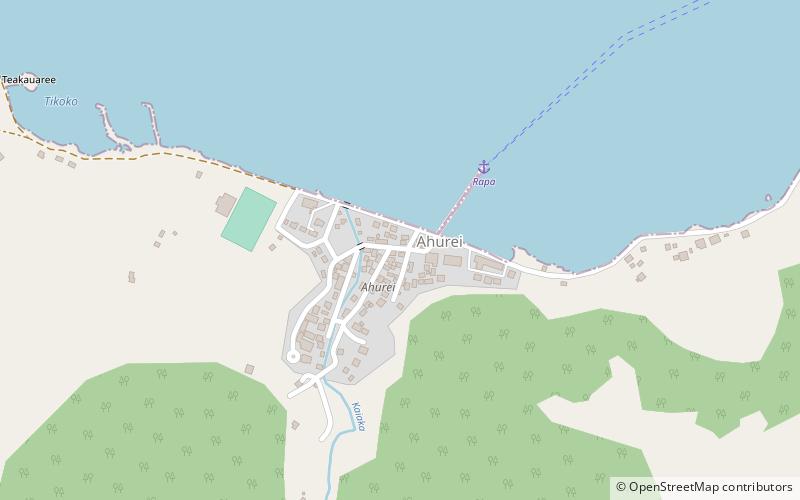 Ahurei location map