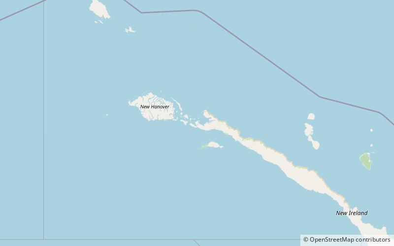 manne island kavieng location map