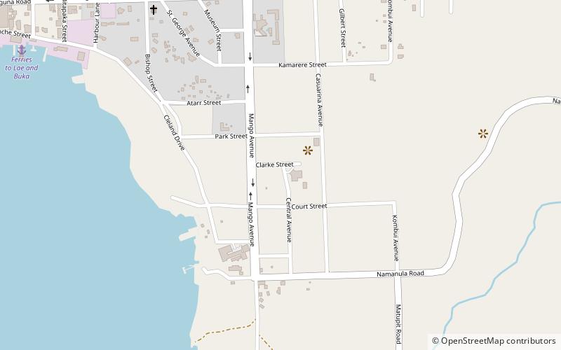 new guinea club museum rabaul location map