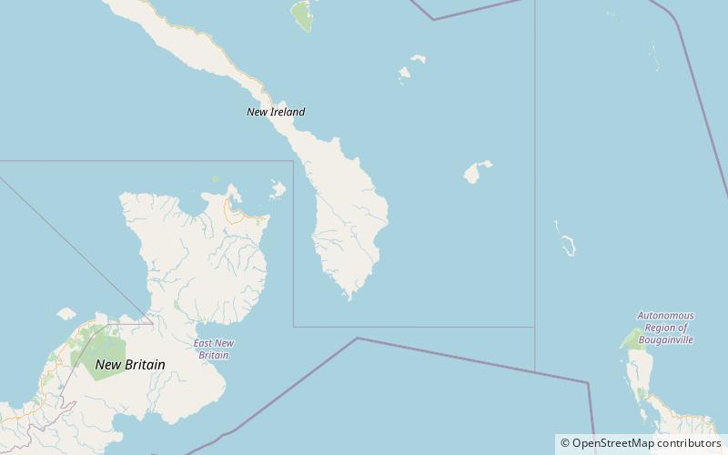 hans meyer range new ireland island location map