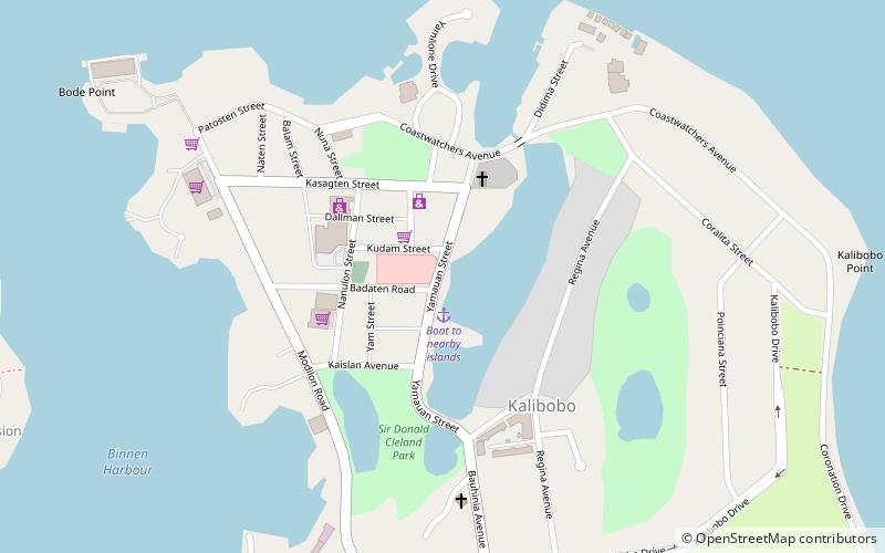 madang market location map