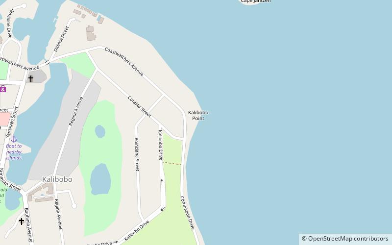 Coastwatchers Memorial. location map