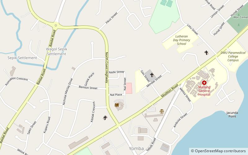 madang urban llg location map