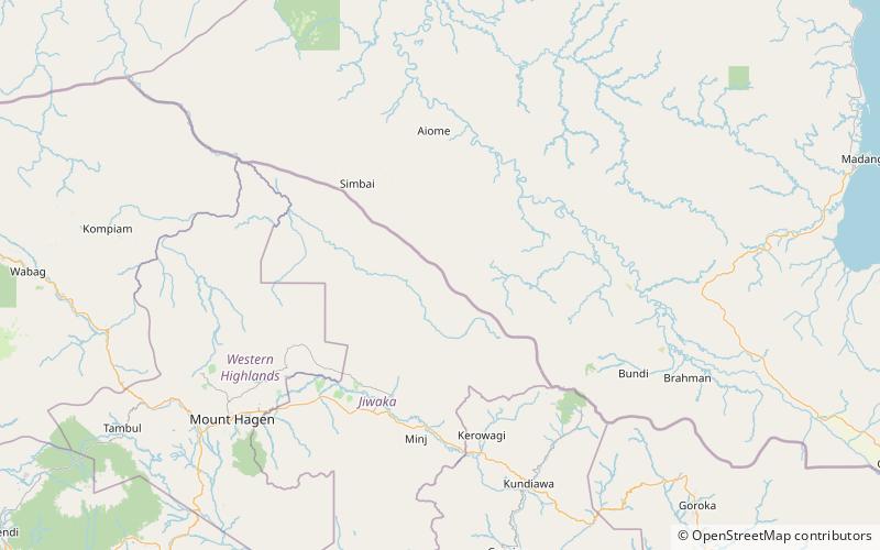 Bismarck Range location map