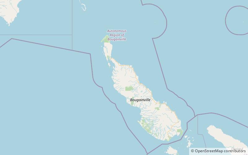 emperor range bougainville location map